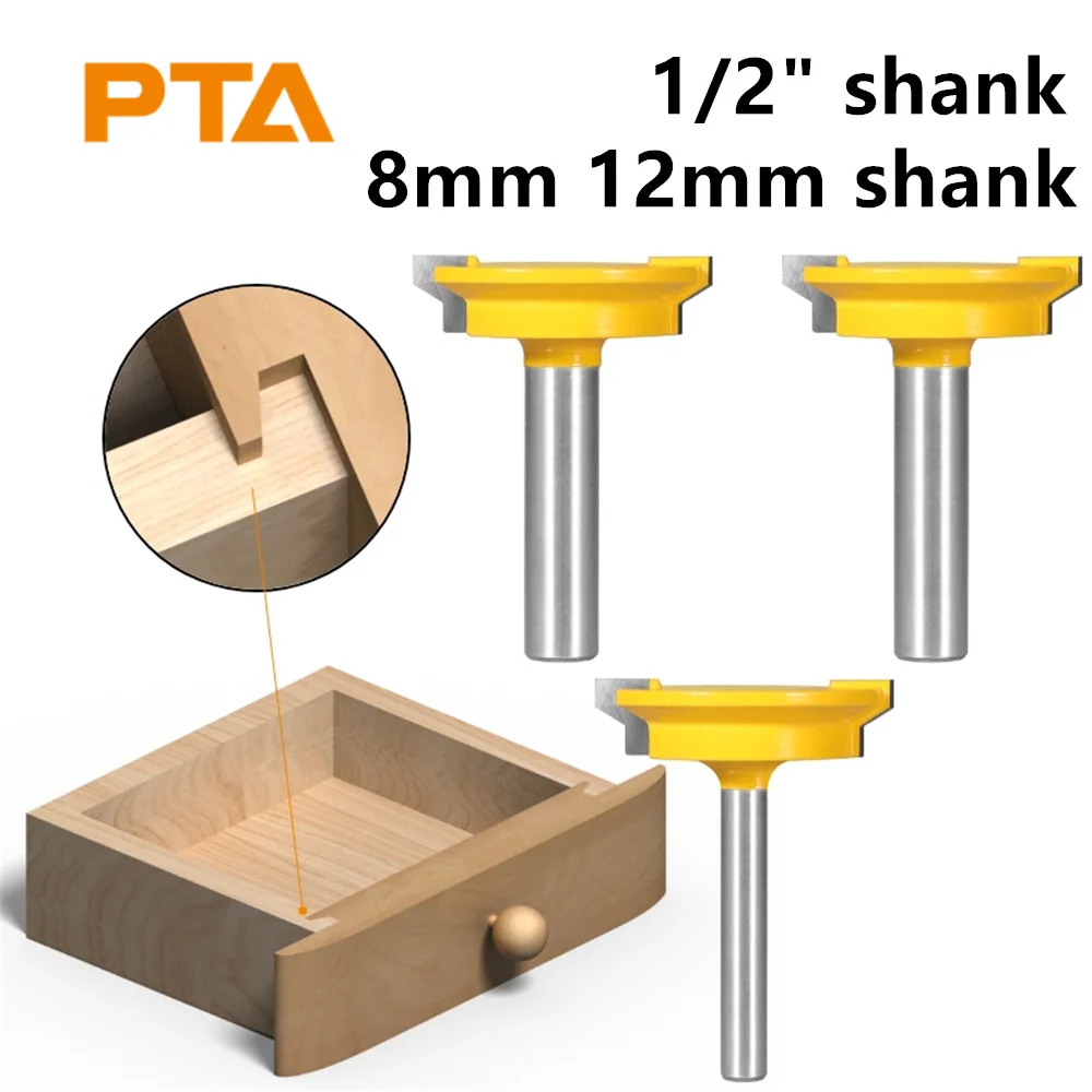 

8mm 12mm 12.7mm Drawer Lock 2'' Glue Joint Router Bit Carbide Cutters Woodworking Milling Cutter For Wood Tools