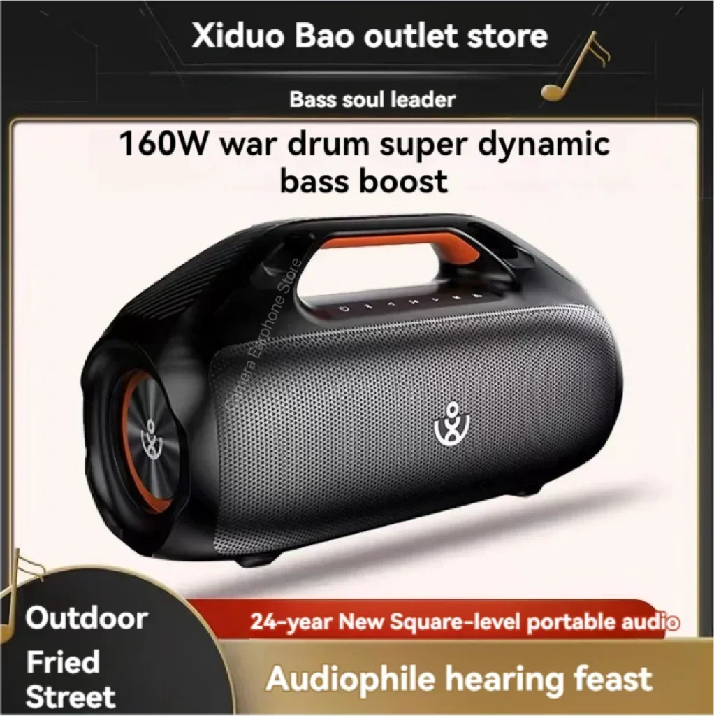 Фото Портативная Bluetooth-колонка XDOBO Kung Fu 160W, беспроводная HIFI-колонка, водонепроницаемая колонка IPX6 для вечеринок на открытом воздухе, Caixa De Som №2