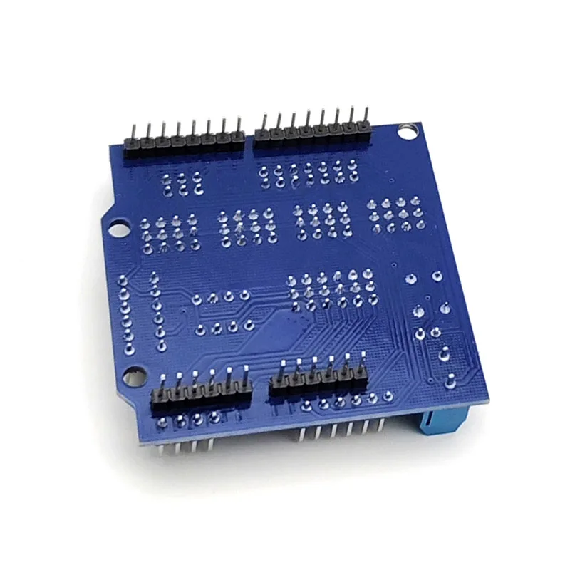 Фото Плата расширения датчика Sensor Shield V5.0 для UNO MEGA R3 V5 для электронных строительных блоков Arduino, детали робота №2