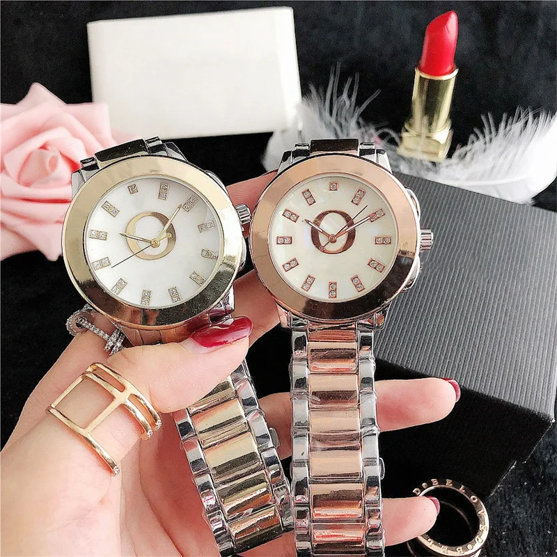 

100% NEW Undefeated Fashion Ladies Watches Stainless Steel Strip Quartz Watch Holiday Gift Wristwatch Reloj Wholesale PD 6028 BZ