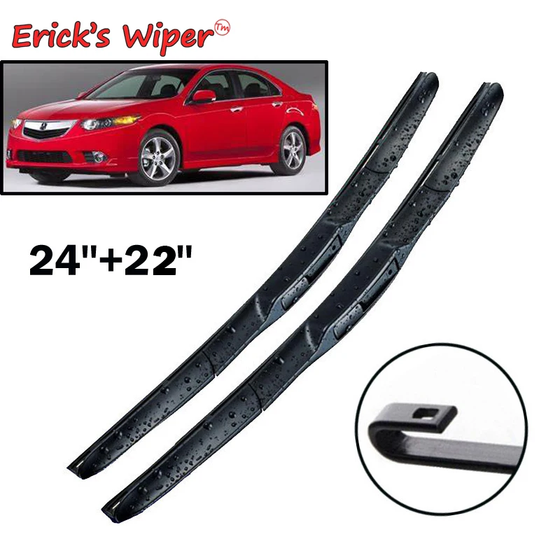 

Гибридные щетки стеклоочистителя Erick's для Acura TSX 2009-2014, щетки от дождя для лобового стекла автомобиля, 24 + 22 дюйма