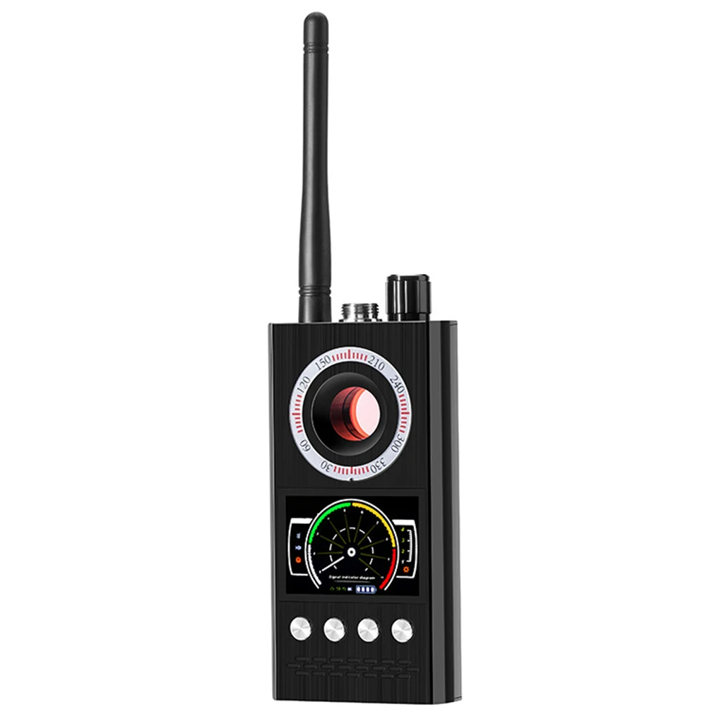

Rechargeable Bug Finder Signal Alarm Anti Wiretapping Audio Wireless Camera Detector Office Business Negotiation RF Frequency