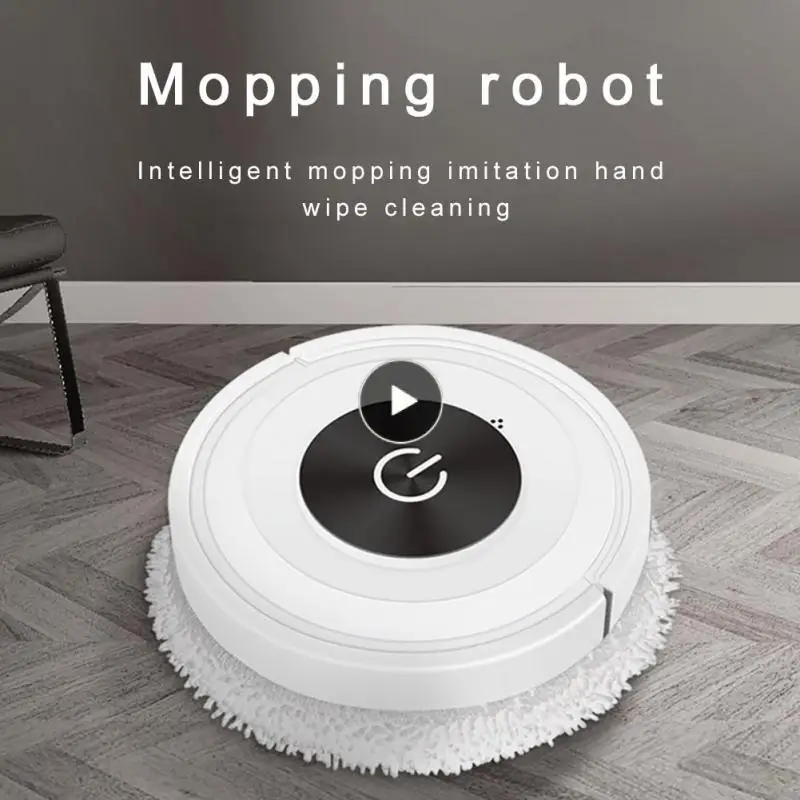 

Automatic Smart Mopping Robot Dry And Wet Floor Electric Sweeper Usb Charging Rechargeable Mopping Cleaner Smart Home