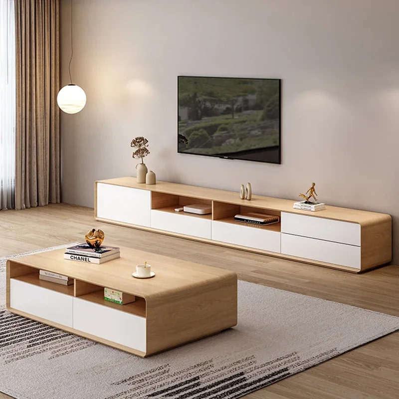 Журнальный столик скандинавская подставка для телевизора современная полка