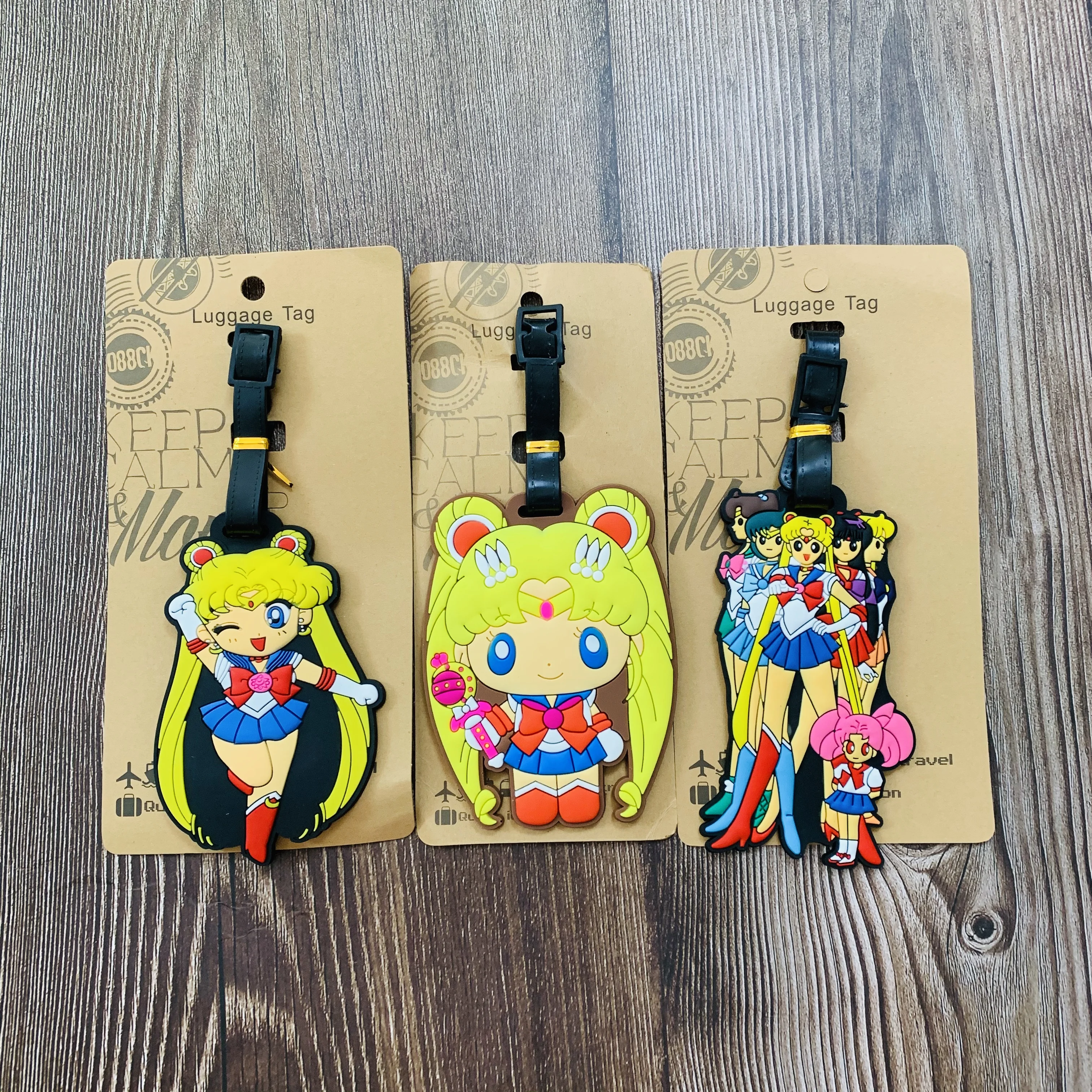 

Sailor Girl moon Anime Luggage Tags Cartoon Suitcase Tag ID Address Travel Accessories Baggage Labels Birthday Gift