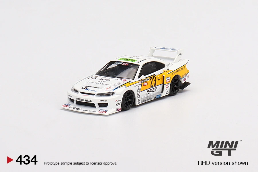 

Минигт 1:64 фунтов-супер силуэт Nissan S15 Сильвия #23 2021 формула дрейф Япония MGT00434-CH RHD