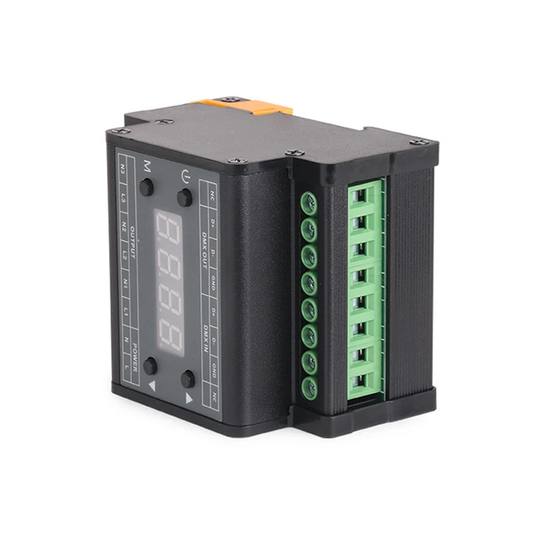 DMX302 Led DMX Triac диммер высокого напряжения AC90V-240V 50 Гц/60 Гц Выход 3 канала 1A/CH