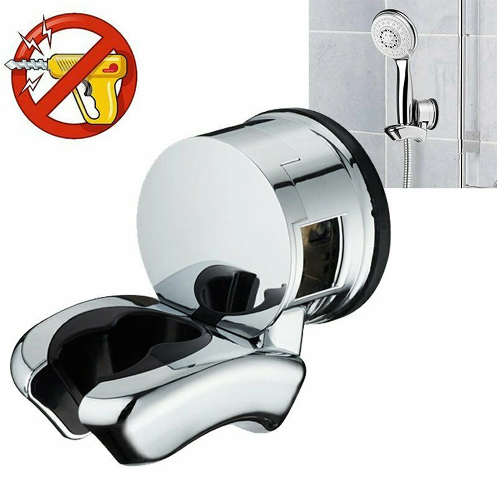 

Hand Shower Head Holder Adjustable Vacuum Suction Cup Bracket Handheld Shower Rail Head Holder Wall Mounted Showerhead Rack