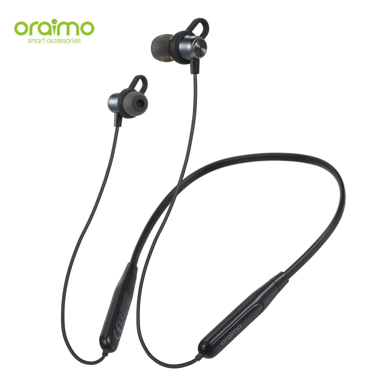 Беспроводные наушники Oraimo с шейным ободом магнитные стерео BT5.0 защитой от пота