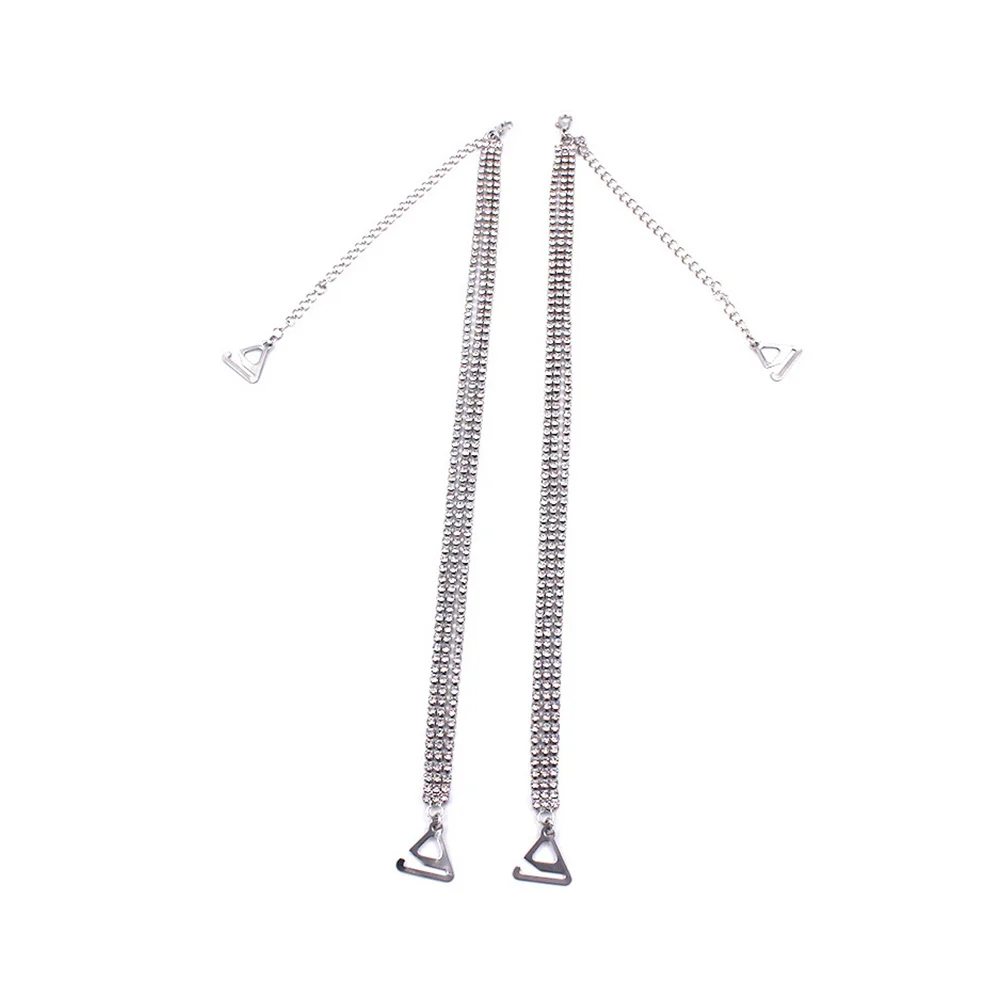 

Strap Straps Shoulder Replacement Crystalbelt Bling Invisible Dress Rhinestoneremovable Adjustable Accessories Detachablebelts