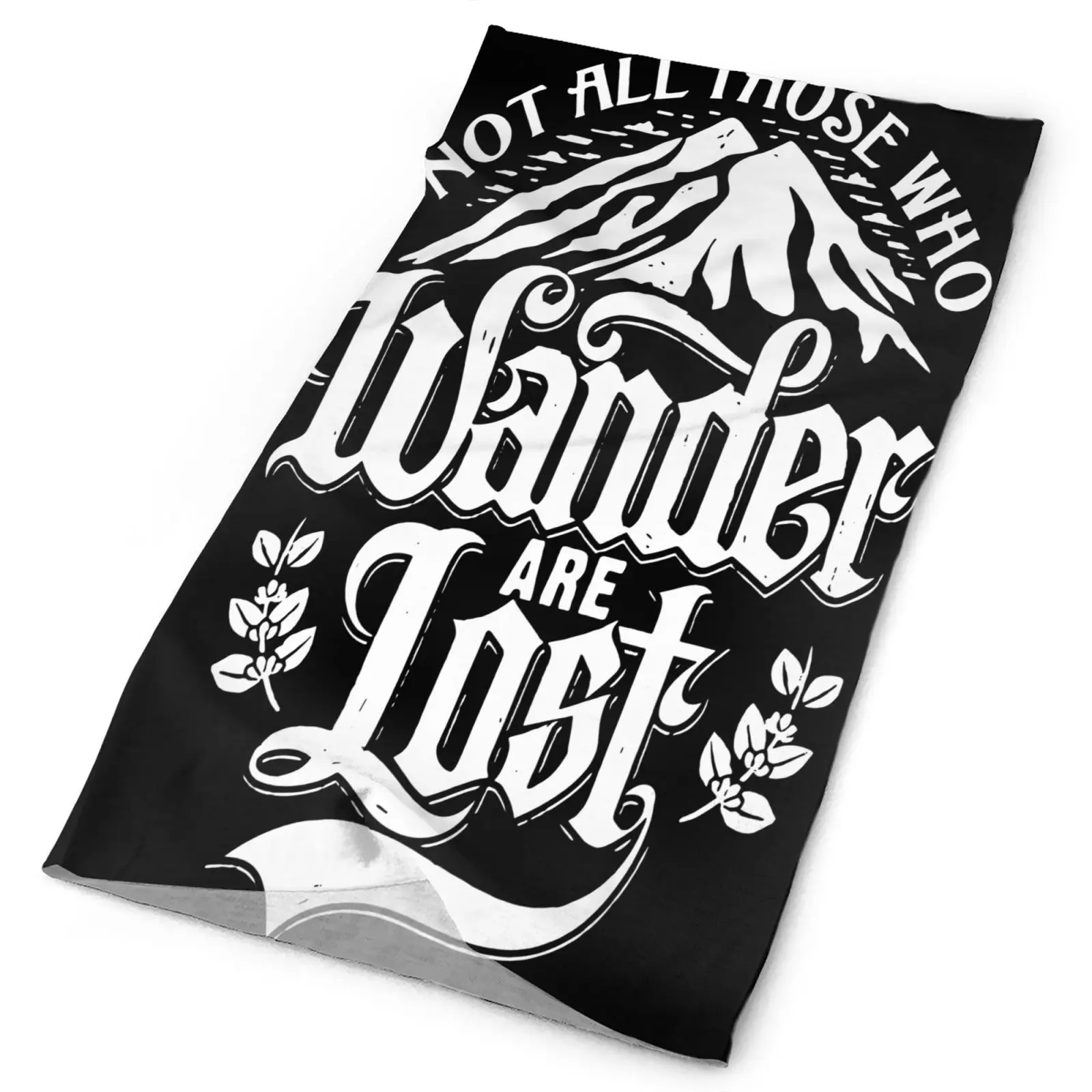

Not All Those Who Wander Are Men's Bandana Bandana For Women Tactic Scarf Anime Scarf Mask For Men Mask Men's Neckwarmer Scarf