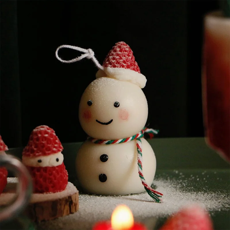 

Форма для силиконовая форма «Снеговик», для рождественских изготовление воска для свечи, ручной работы