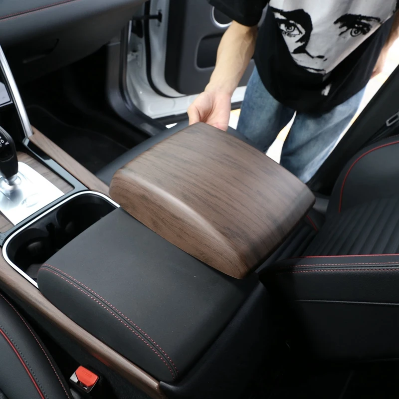 

Car Center Console Armrest Box Protective Cover Decorative Frame Sticker Protector for Land Rover Discovery Sport 2020