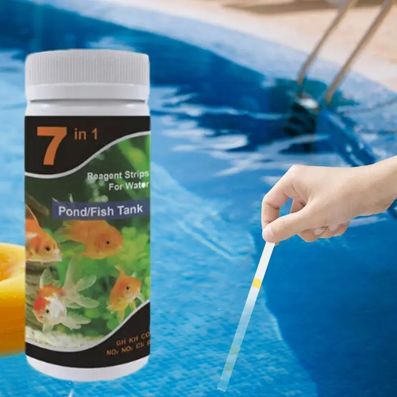 Комплект для тестирования воды в аквариуме тест-полоски быстрой бассейна и