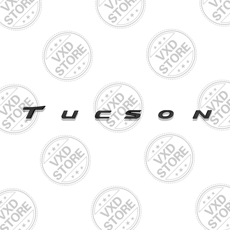 

Для Tucson надпись автомобиля 3D металлические буквы логотип значок наклейки наклейка автомобиль задний багажник алфавит эмблема наклейки