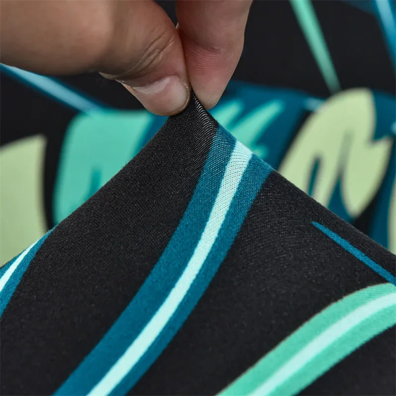 Эластичный чехол для дивана с геометрическим рисунком растягивающийся из