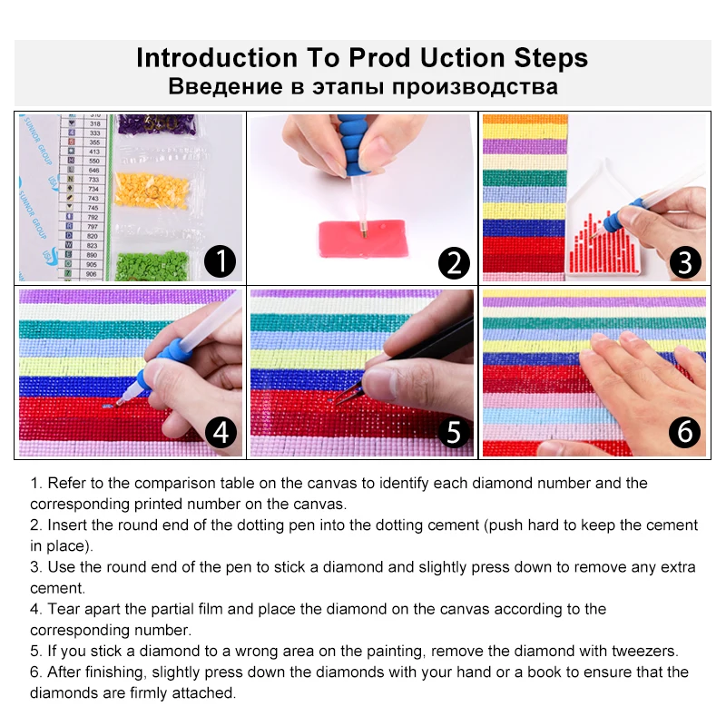 Набор для алмазной вышивки Красавица и Чудовище |