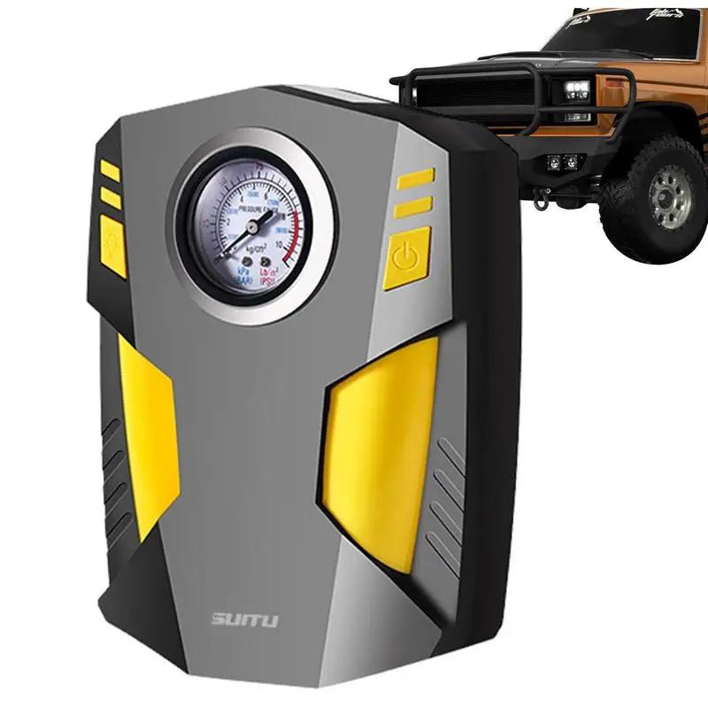 

Воздушный компрессор для шин, цифровой быстросъемный насос для шин, 12 В, со светодиодной подсветкой, для внедорожников, домов на колесах, спортивных автомобилей, седанов