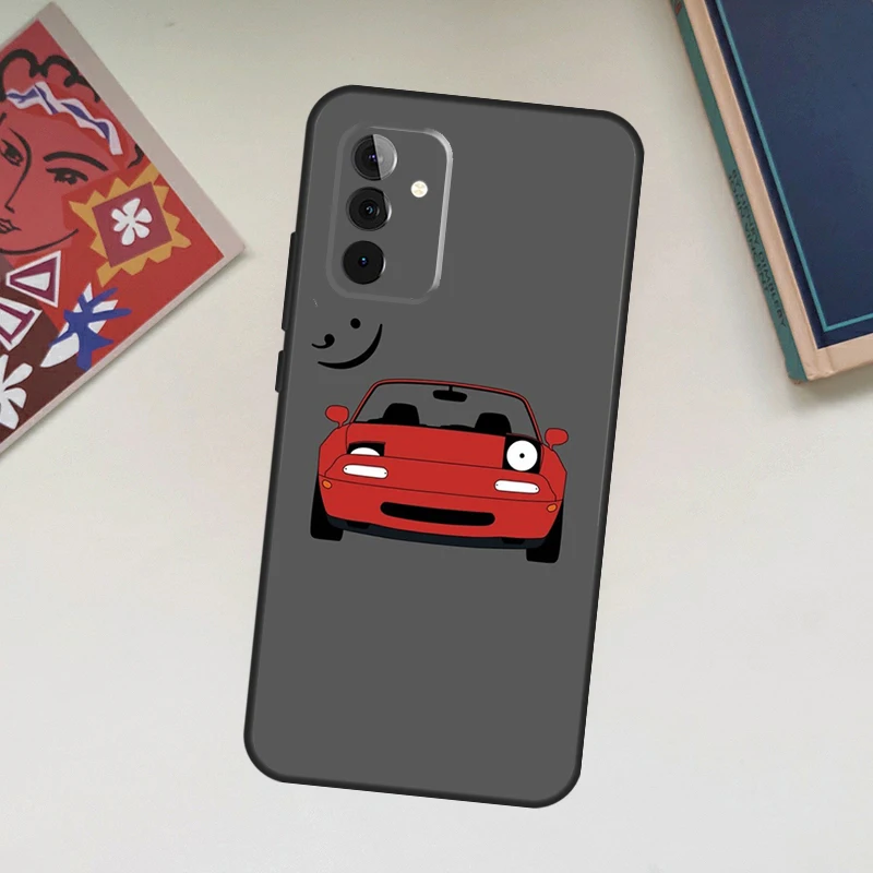 Красный чехол Miata Mx5 Na для Samsung Galaxy A12 A22 A32 A52 A14 A24 A34 A54 A53 A33 A13 A15 A25 A71 A51