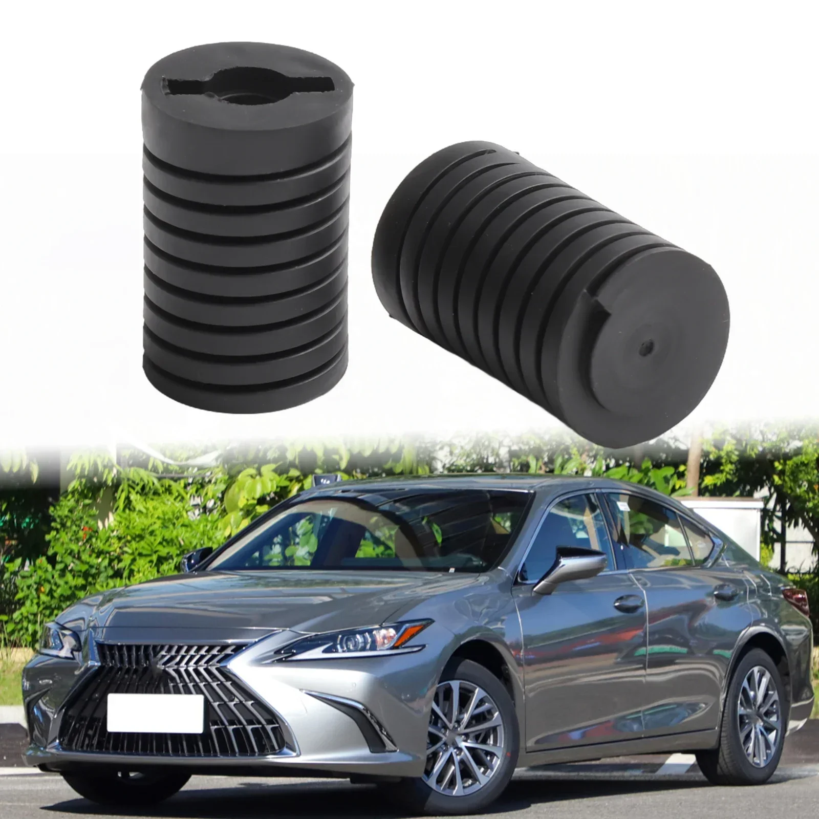 2 шт. автомобильная резиновая подушка бампера капота 53384-50010 для Lexus LS460 LS460L LS600hL Toyota