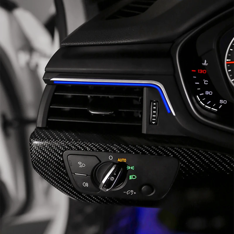 Автомобильная приборная панель фреза для Audi A4 A5 B9 центральная консоль рельсовая