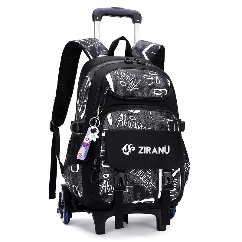 Trolley Children School Bags Mochila Kids Backpacks With Wheel Trolley Luggage For Girls Boys backpack Escolar Backbag Schoolbag
