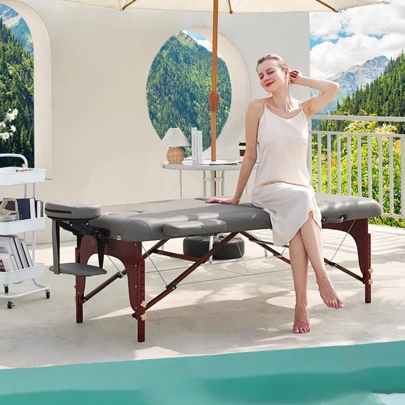 Портативный профессиональный массажный стол для носилок салон красоты
