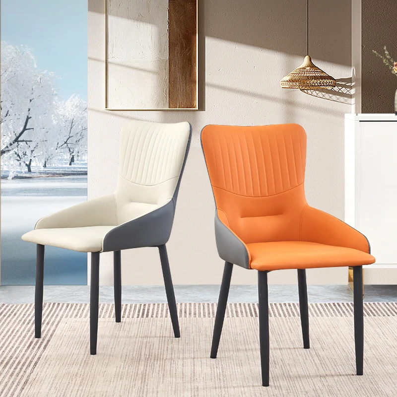

Designer Accent Kitchen Chairs Modern Portable Relax Luxury Dining Room Chairs Nordic Mobili Cucina Home Furniture MQ50KT