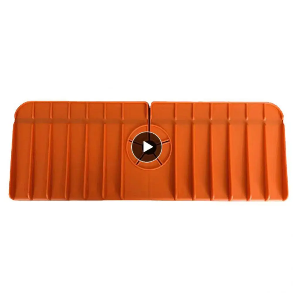 

Water Ripples Faucet Water Catcher Mat Kitchen Faucet Absorbent Mat Kitchen Bathroom Drain Pads Silicone Drainage Drying Pad