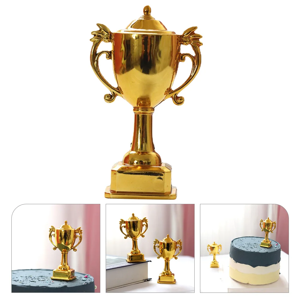 

8 Pcs Plastic Trophy Model Decorations Miniature Ornament Awards Trophies Kids Party Supplies