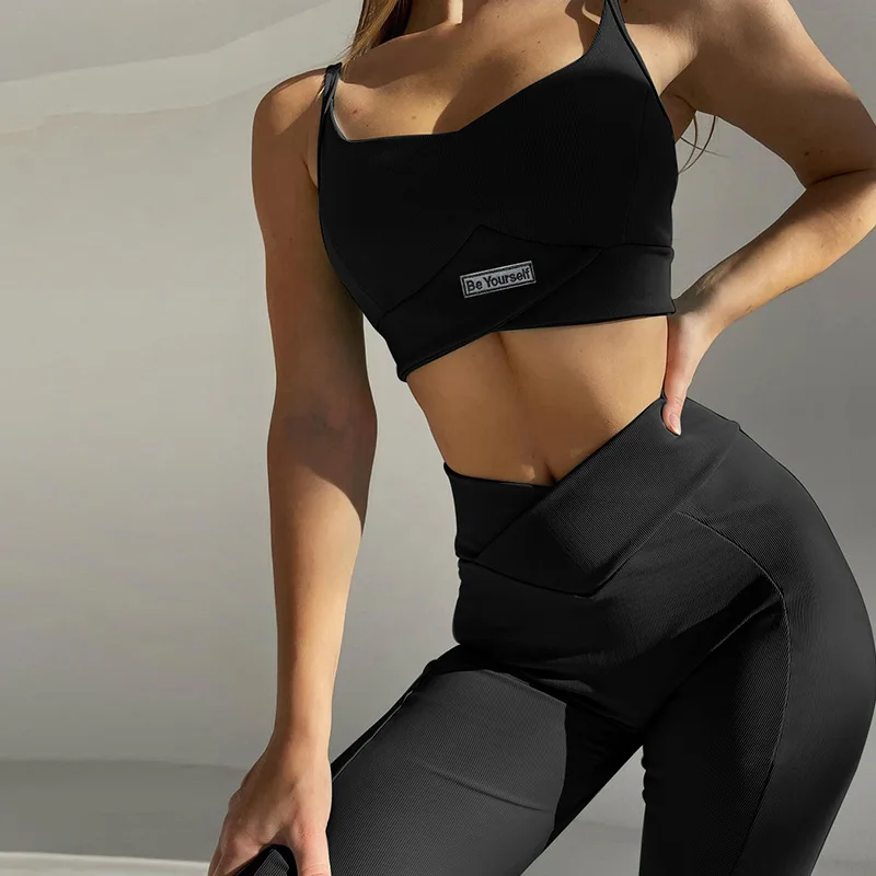 

Комплект для йоги, женский спортивный костюм, спортивный комплект для фитнеса, тренировочная одежда для женщин, комплект для спортзала, женская одежда, спортивный костюм с бюстгальтером и штанами для йоги