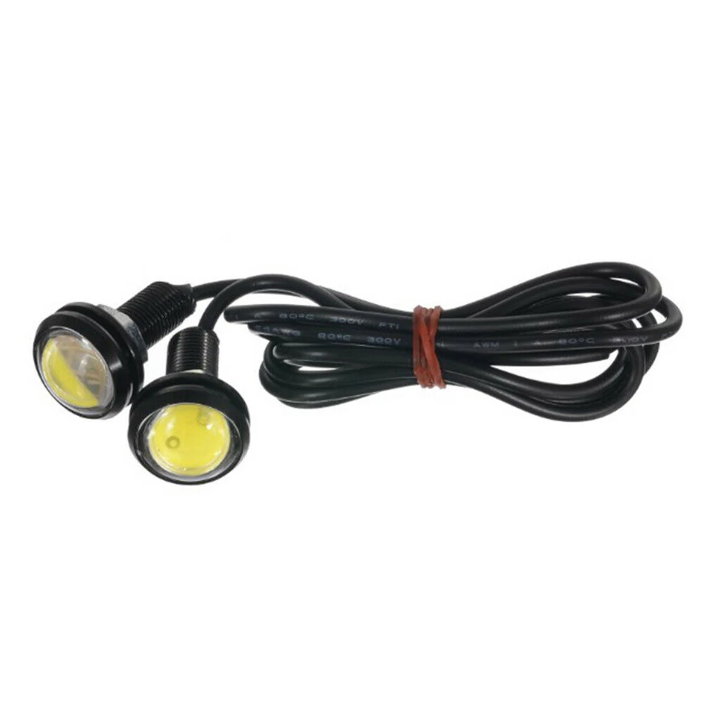Round Front LED Light Lamps Round Side Marker Trailer Lorry 12V 4Pieces