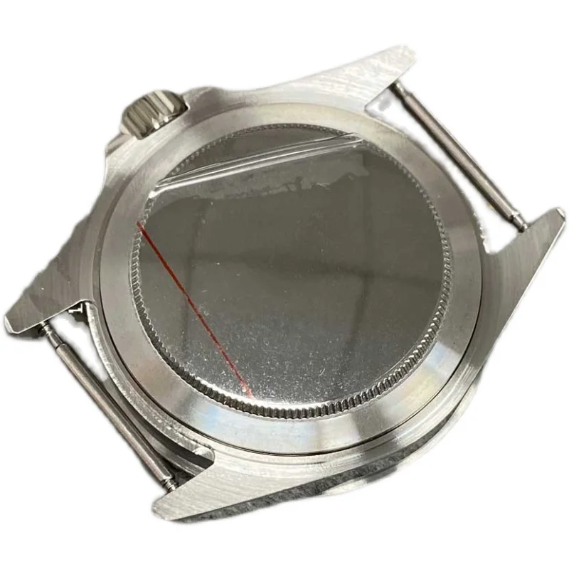 40mm Watch Case Small Pig Mouth NH35 Watch Case Aluminum Ring Flat Sapphire Glass Is Suitable for NH35/36/4R36/7S Movement