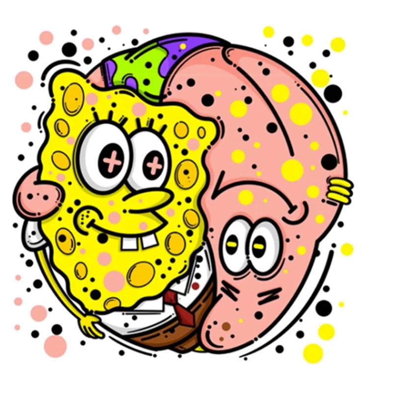 

The Artist Himself Signed Genuine Trendy Art Prints Rick and Morty SpongeBob SquarePants Creative Collection Card Board Game