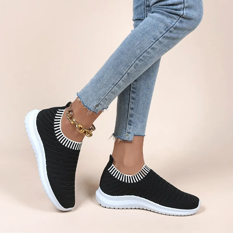 

Women Spring Sneakers Mesh Breathable Sport Shoes Loafers 2022 New Trend Flats Casual Running Shoes Sandals Ladies Shoes Zapatos
