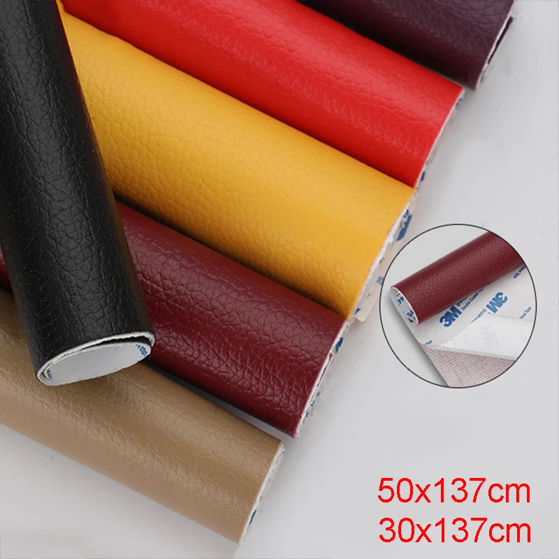 

30x137cm Self Adhesive Patch Faux PU Leather Fabric Repair Patches Fix Sticker for Sofa Car Seat Table Chair Bag Shoes Bed
