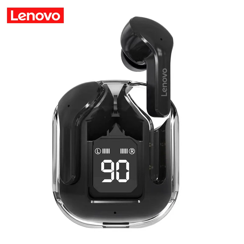 Фото Lenovo TWS Беспроводные Bluetooth наушники Air31 Прозрачные наушники с цифровым дисплеем Гарнитура с шумоподавлением Игровые наушники №1