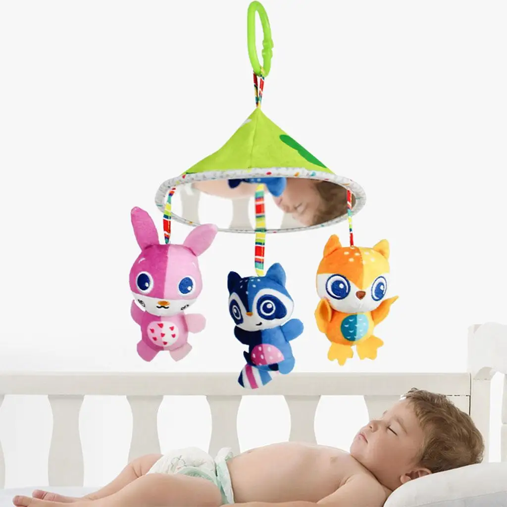 

Baby Rattle Toys Hanging Umbrella Toys Enlightenment for Strollers Toddlers