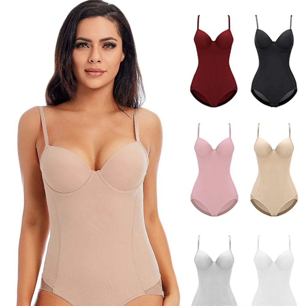 Fashion One-pieces Corset Shaper Fajas Bodysuit for Women Slimming Shapewear Lingerie with Pad Underwear Corsets Woman Clothes