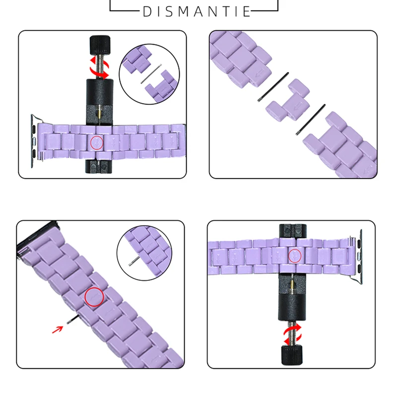 Carbon fiber Band For Samsung Galaxy watch 4/3/5/pro/classic/Active 2/Gear S3 20mm/22mm link bracelet Huawei gt 3-pro-2-2e strap