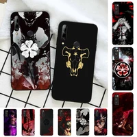 lvtlv black clover anime phone case for huawei honor 10 i 8x c 5a 20 9 10 30 lite pro voew 10 20 v30