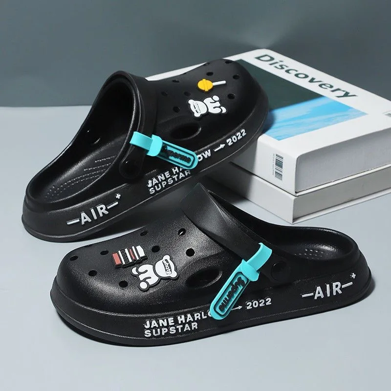 Fashion Platform Garden Women's Sandals Summer Casual Clogs Female Sandals Thicken Non-slip Beach Flip Flops Slippers for Woman