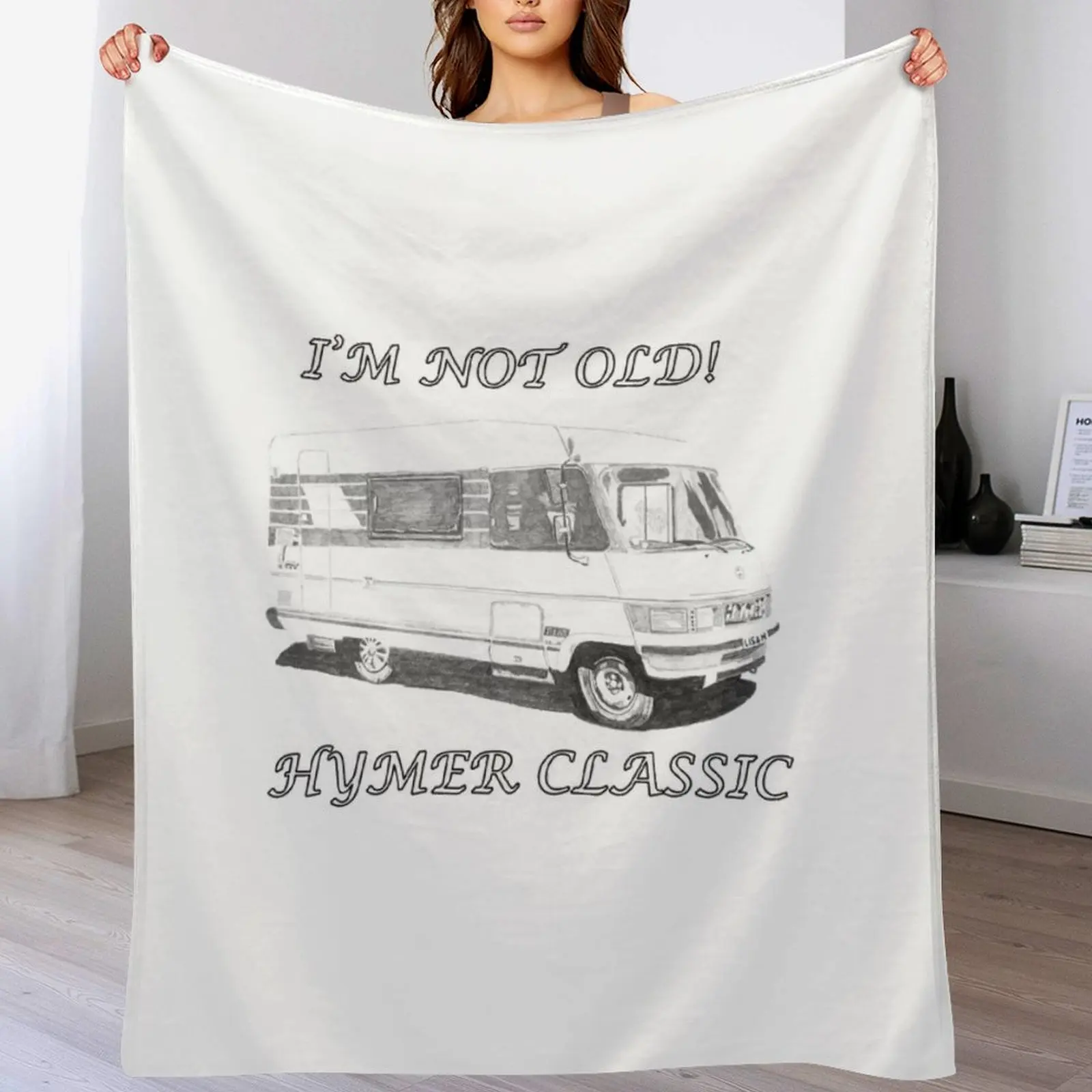 Я не старый! Hymer classic b544 дизайн Плед Диваны Дизайнерские одеяла
