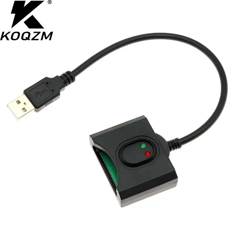 Adapter Card Express Card 54mm 34mm Usb 2.0 Adapter For Laptop Express Card Desktop Computer Usb PC With LED And DC Power 1Pcs