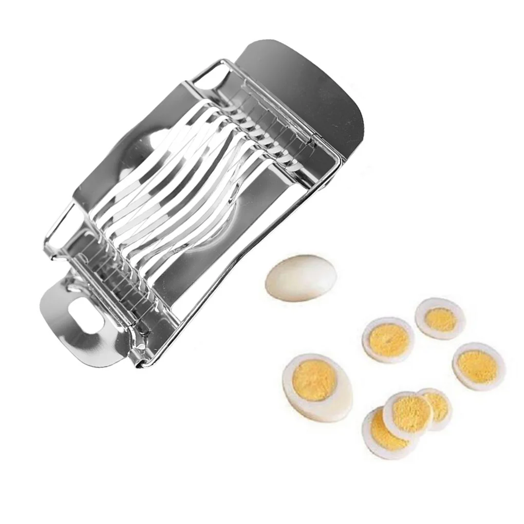 

Kitchen Egg Splitter Multifunctional Ham Cutting Fruit Slicer Slicing Gadgets