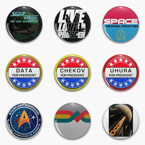 Cat Ncc Uss Enterprise Star Trek Of Soft Button Pin настраиваемый мультяшный подарок Креативный милый
