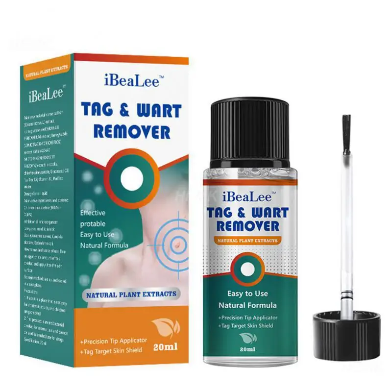 

20ml Skin Tags Remover Painless Mole Skin Dark Spot Warts Oil Serum Treatments Freckle Tag Essential Wart Face Removal Cream