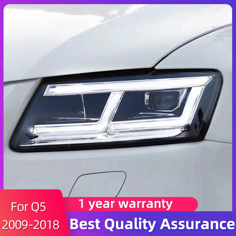Фара для 09-18 Audi Q5 модификация в сборе искусственные фары Q5L новая дневная работа