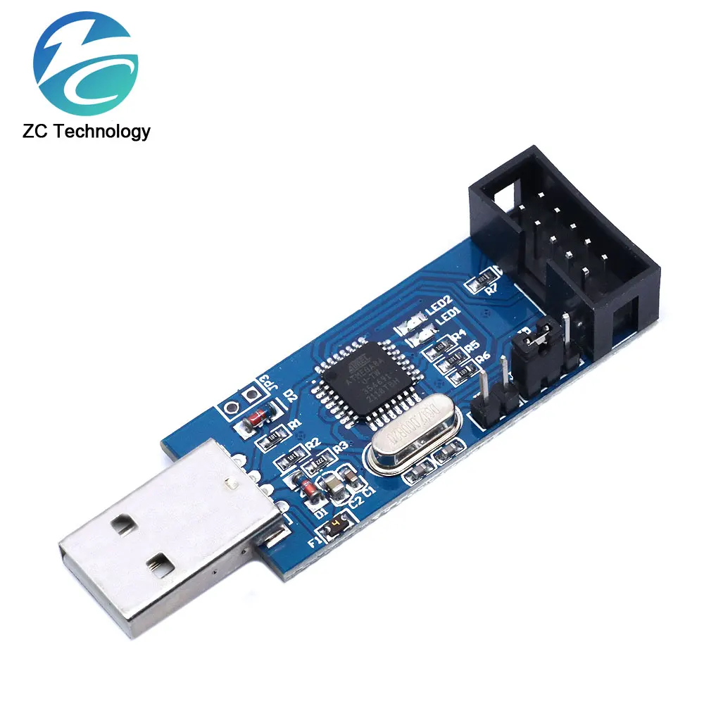 Официальный программатор USBASP USBISP AVR USB ISP ASP ATMEGA8 ATMEGA128 с поддержкой Win7 64