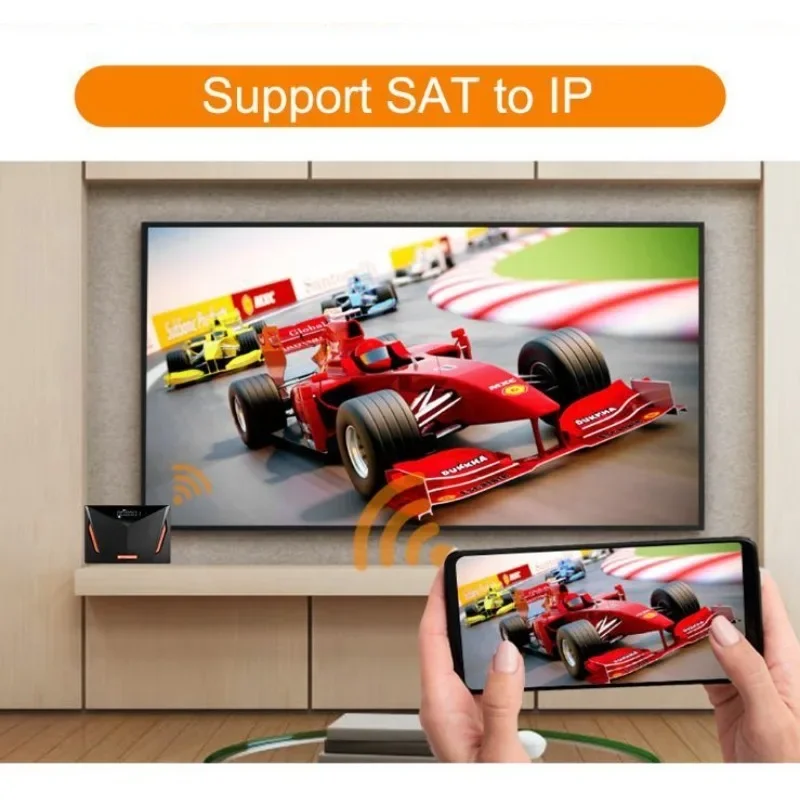 Для V8 UHD 4k спутниковый ресивер DVB S2 Встроенная поддержка Wi-Fi H.265